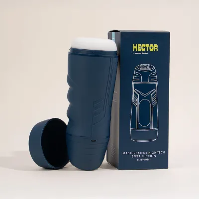 Masturbateur high-tech effet succion Hector - 8,5 cm