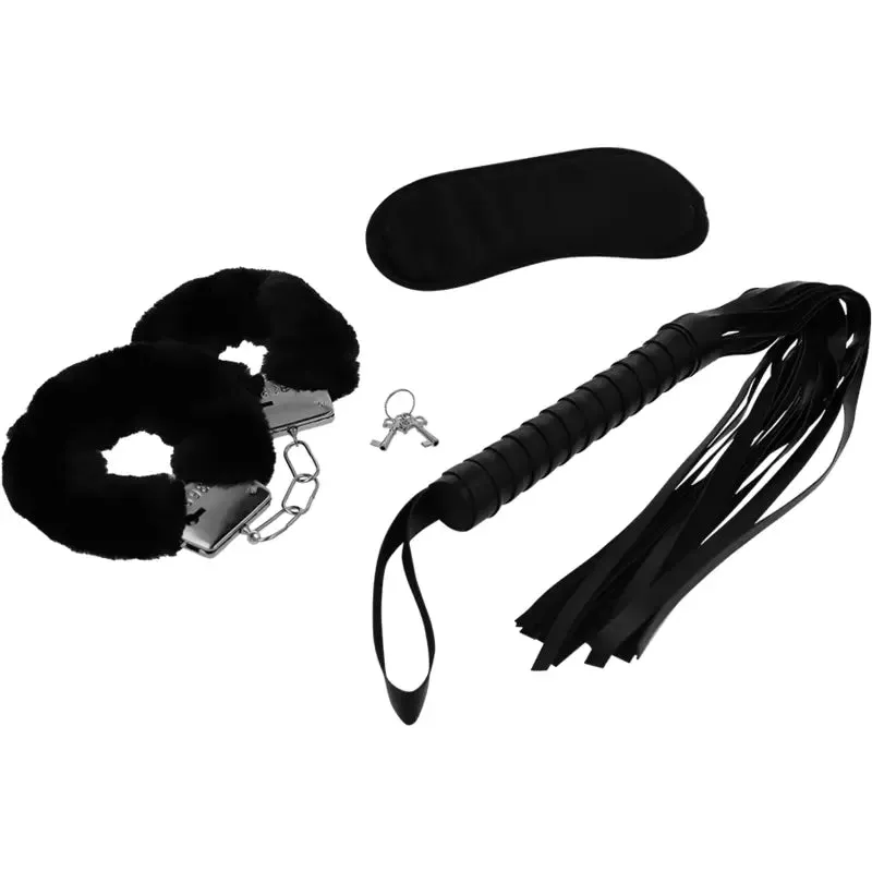 Kit BDSM Fetish Playset 1 cuir végétalien - Intense