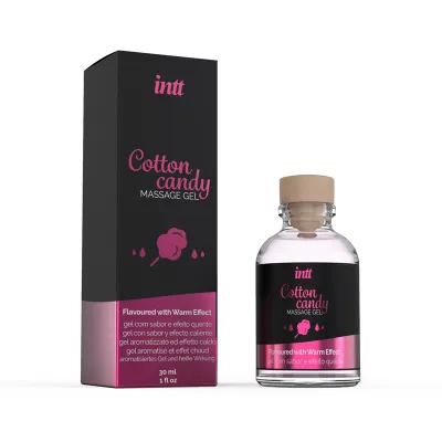 INTT- Gel de massage chauffant à la barbe à papa