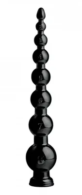 Gode à perle anale et serpent anal gradués - 19 pouces