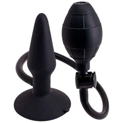 Plug Anal Gonflable Taille S Noir - Seven Creations