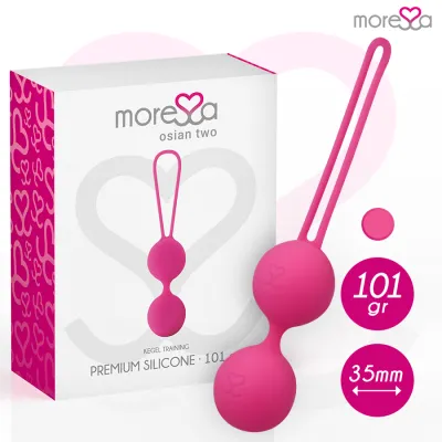 Balle de Kegel Osian Two 101 g rose - Moressa