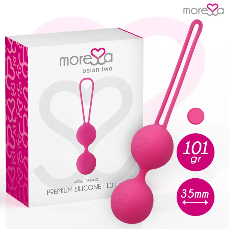 Balle de Kegel Osian Two 101 g rose - Moressa