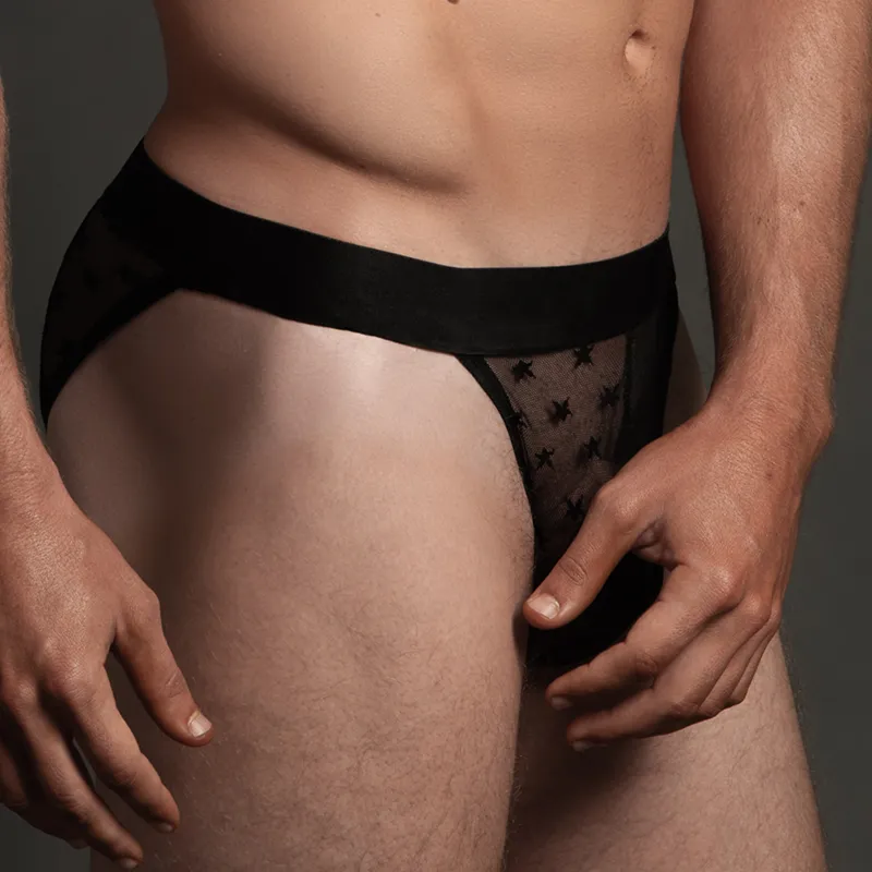 Tanga Fin STAR Noir