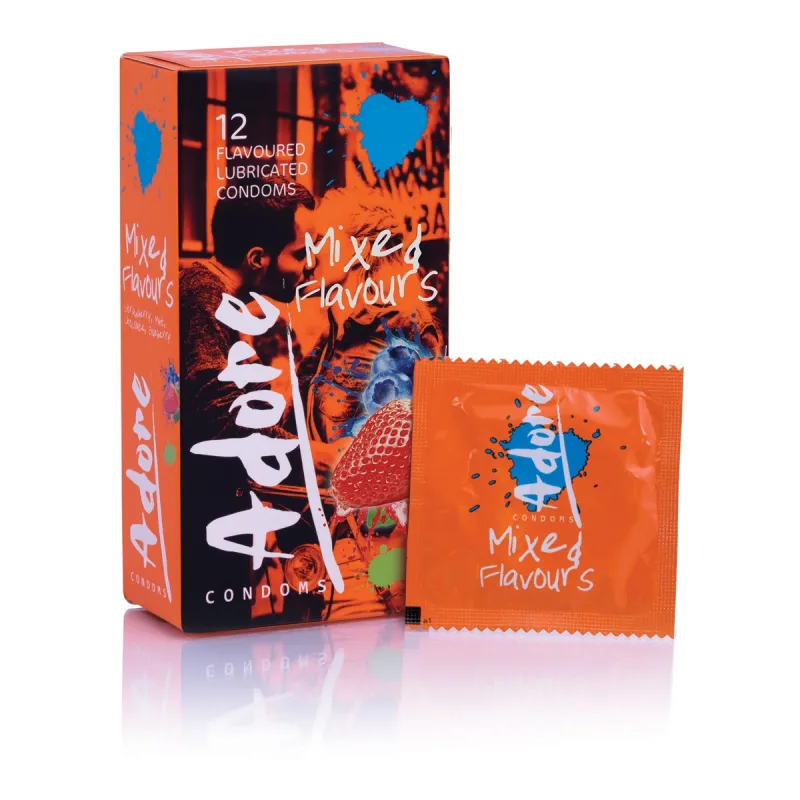 Préservatifs aromatisés variés x12