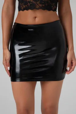 Christine - Black Love Mini-jupe - noir