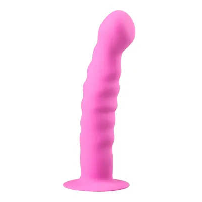EasyToys - Gode en silicone avec ventouse - Rose