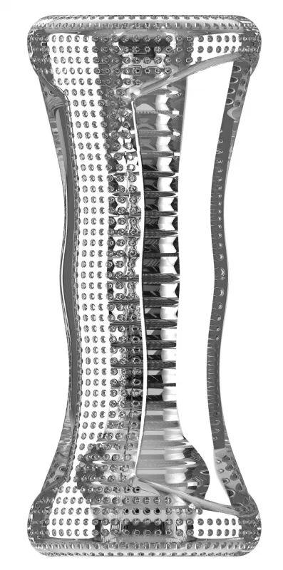 Masturbateur transparent STROKER Sono N°23 - 15cm