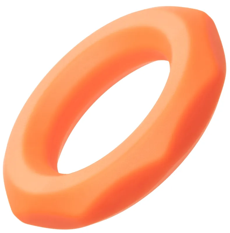 Anneau pénien Silicone SEXAGON Alpha 37mm Orange