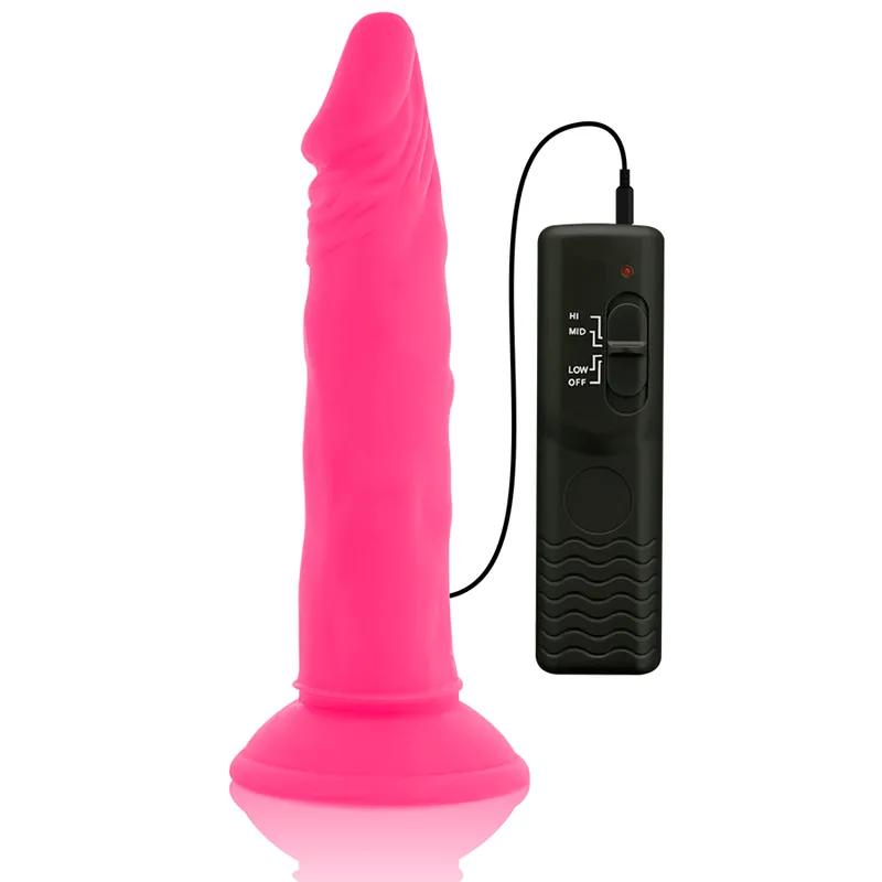 Gode vibrant Diversia rose 23 cm avec télécommande - Diversia