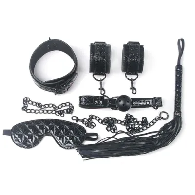 Kit SM noir Diamond Lines - 5 pièces