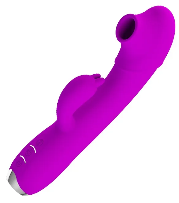 Vibromasseur à succion REGINA Pretty Love 12 x 3.5 cm Violet