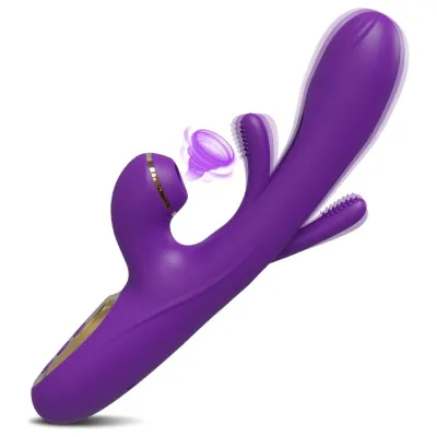 Vibro Rabbit CLITSUCK 13 x 3.6cm Violet