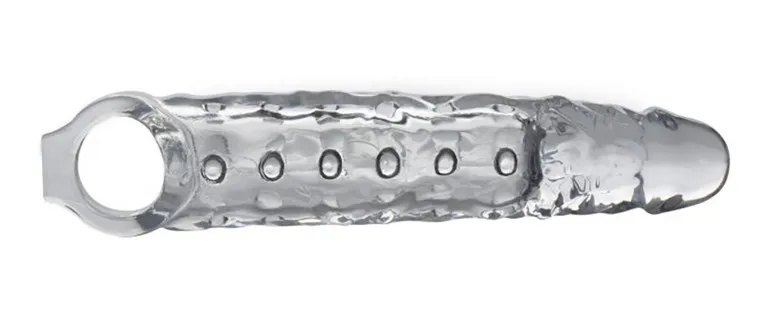 Gaine pour pénis EXTENDER SLEEVE 22 x 5.6 cm Transparent