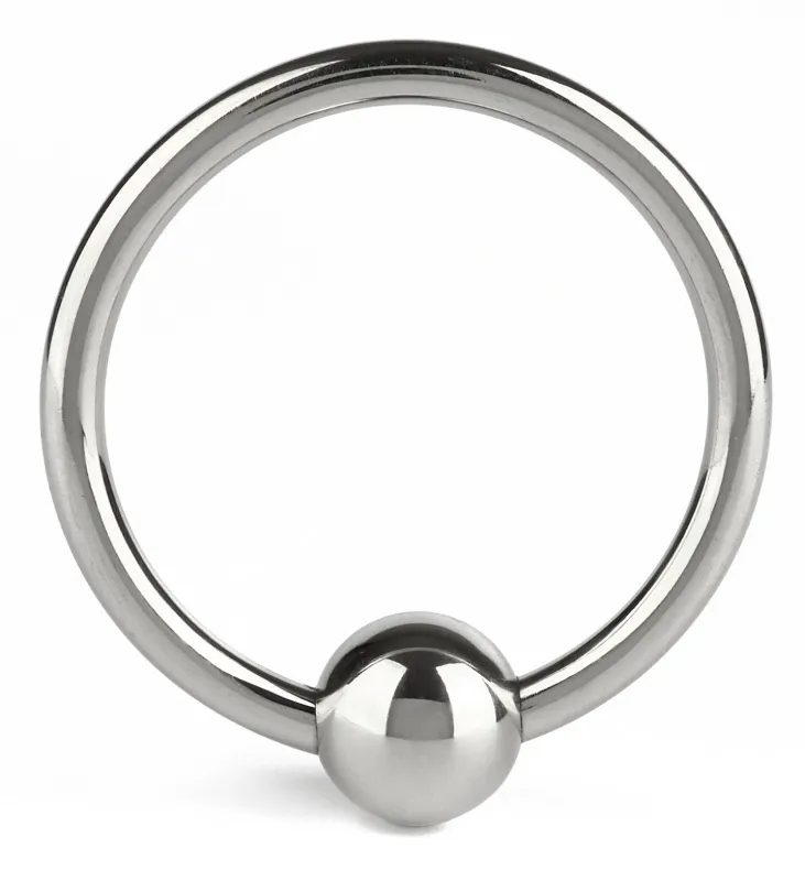 Anneau pénien en métal BALL CLOSURE