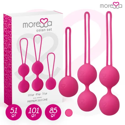 Kit de boules de geisha Osian Set rose - Moressa
