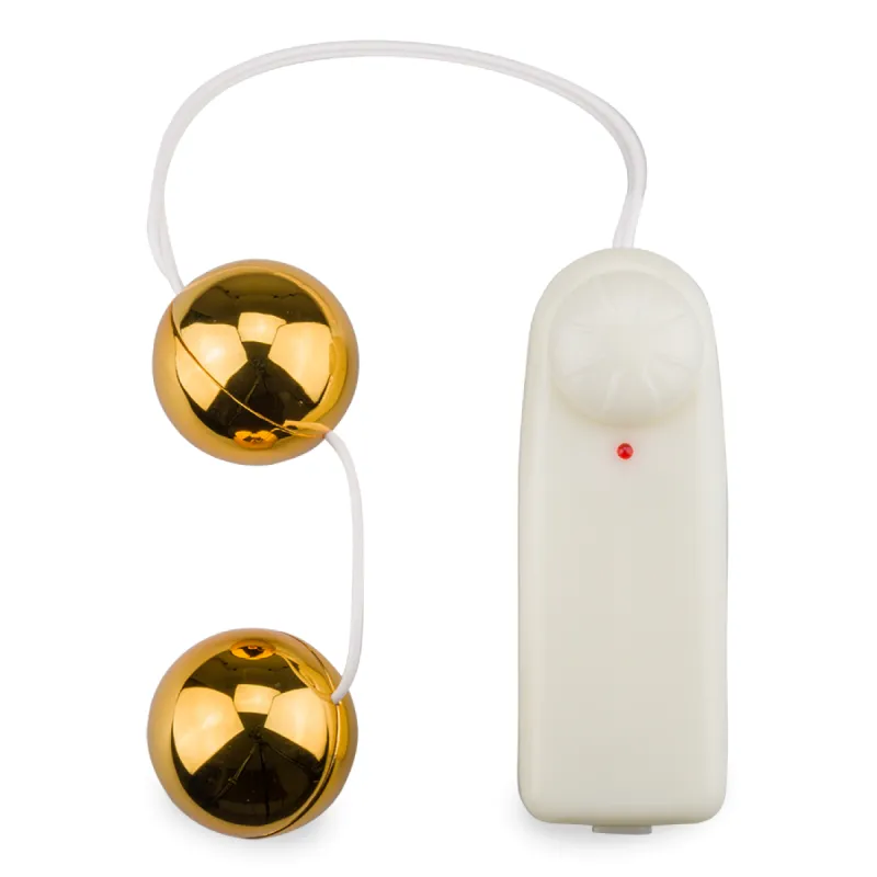 Boules de geisha métal Deluxe vibrantes