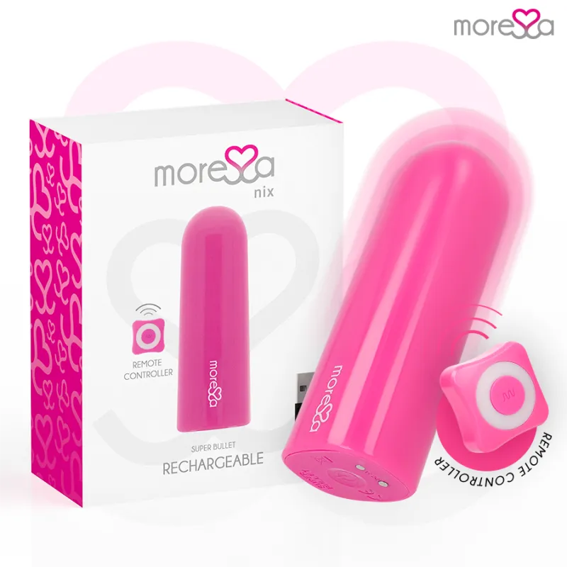 Vibromasseur Télécommandé Nix Rose - Moressa