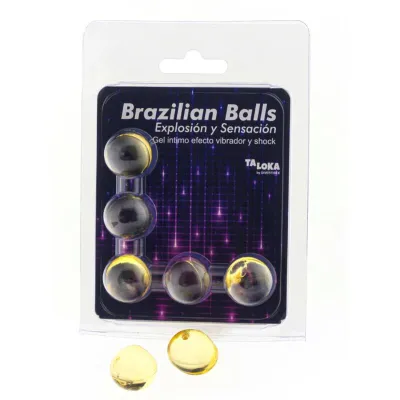 Balles brésiliennes effet vibrant & choc x5 Taloka - Diablo Picante