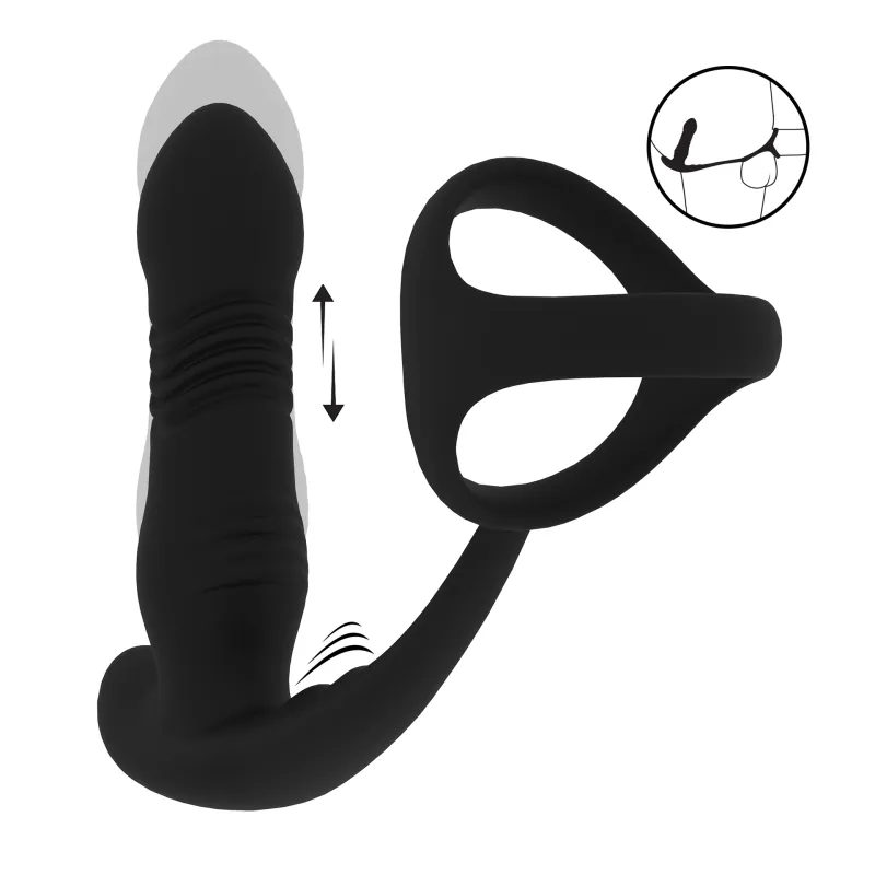 Stimulateur Prostatique Va-et-Vient avec Cockring
