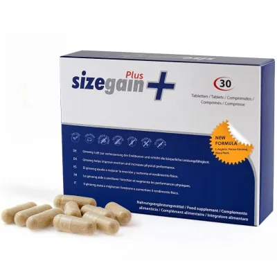 Complément Alimentaire Masculin SizeGain Plus - 500Cosmetics