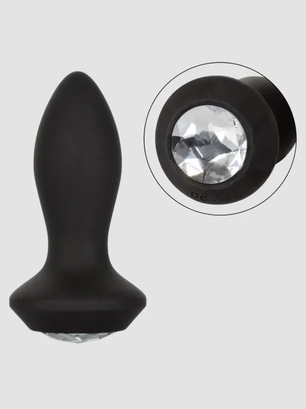 Plug Anal Vibrant Power Gem Petite Crystal Probe