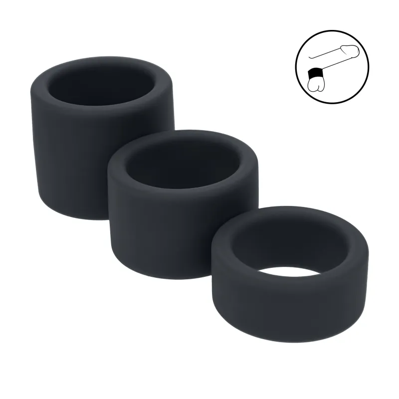 Pack 3 Ball Strap en Silicone Liquide