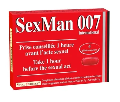 Stimulant SexMan 007 4 gélules