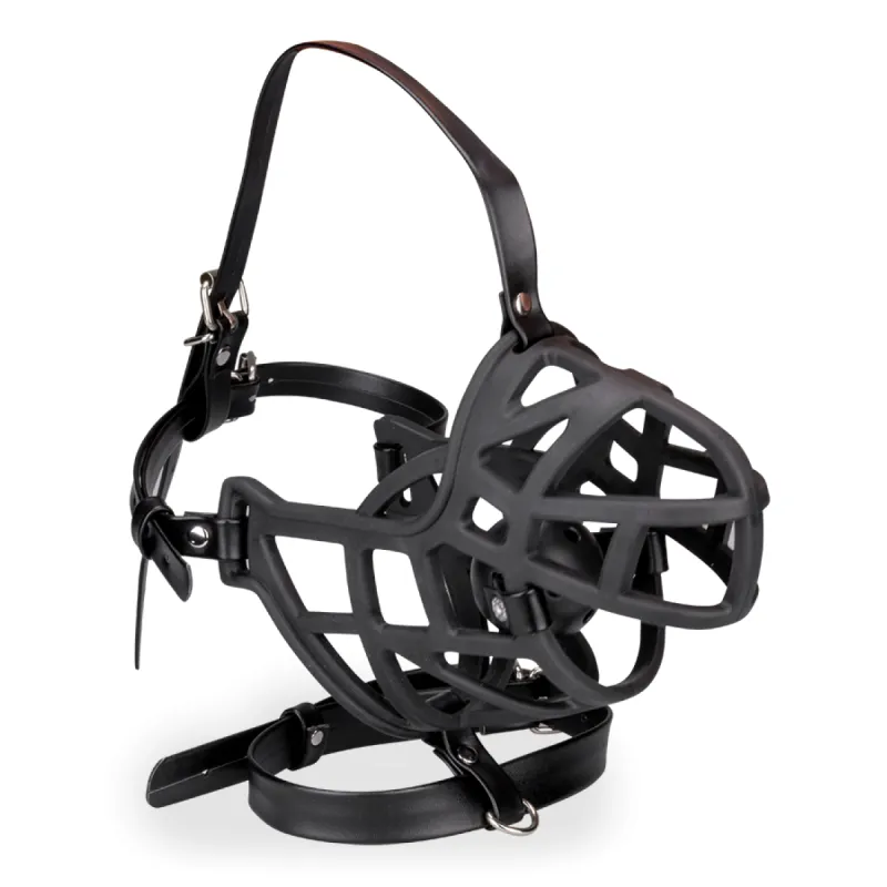 Muselière avec gag-ball amovible