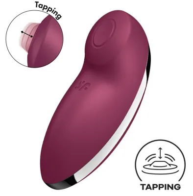 Stimulateur de Clitoris TAP & CLIMAX 2 Framboise
