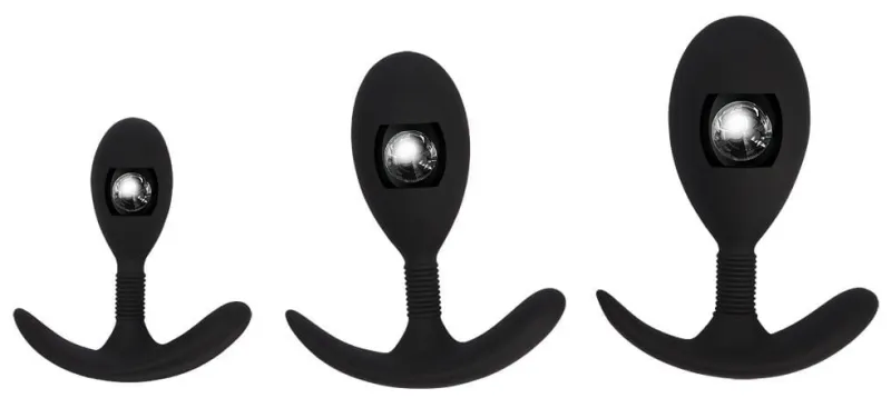 Kit de 3 Plugs avec bille TRAINER MONT Noirs