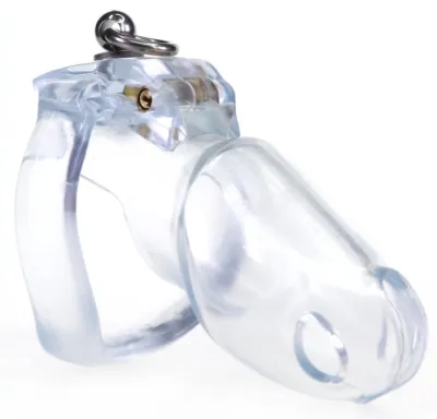 Cage de chasteté DICK OFF 10 x 3cm Transparent