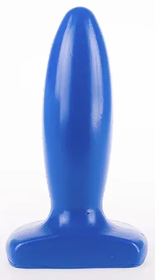 Plug anal SLIM L I Love Butt 14 x 4.8 cm Bleu
