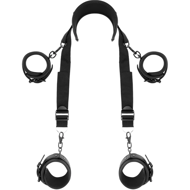 Set Bondage Fetish Submissive Menottes Poignets Chevilles