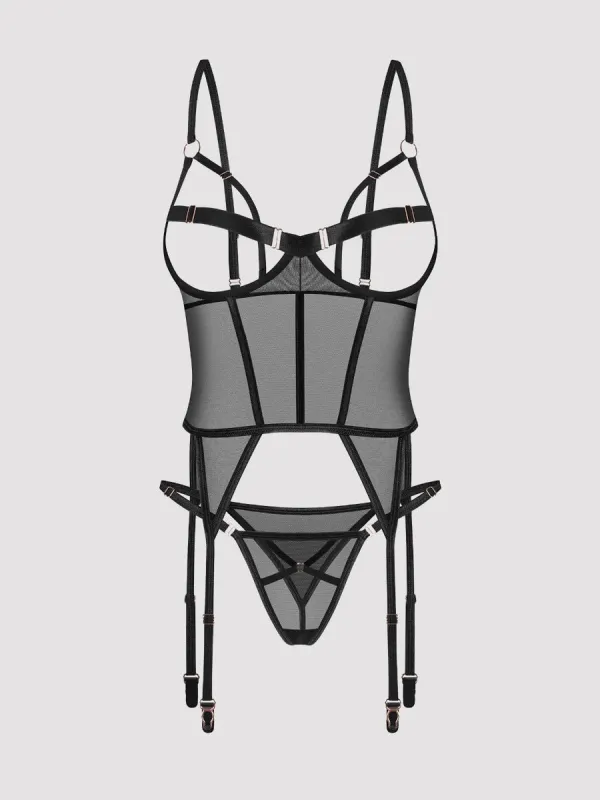 Guêpière Euridia noir M/L