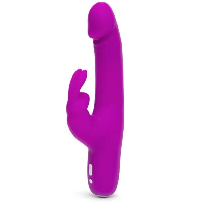 Happy Rabbit – Vibromasseur Rabbit Réaliste Slimline – Violet