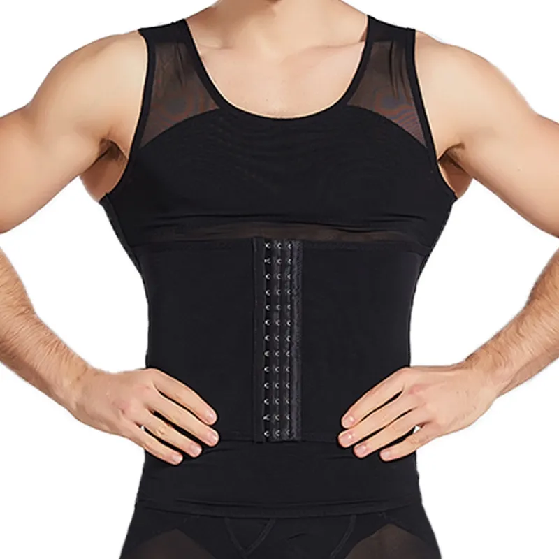 NoGenderWear Débardeur Gainant MESH TIGHT Noir