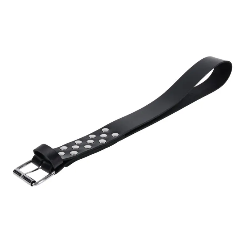 Sportsheets - Edge Spanker Ceinture Cuir - Noir