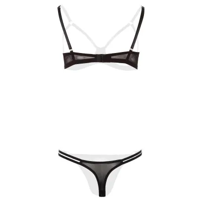 Christine - Offenes BH-Set Sanna - Schwarz