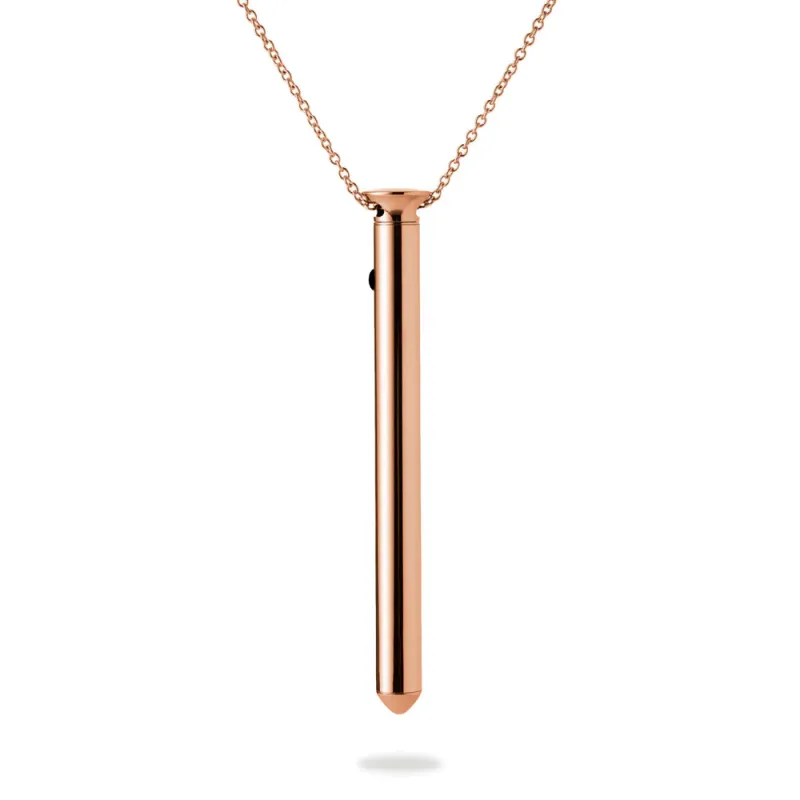 Collier vibromasseur Vesper 2 Or Rose - 9 cm