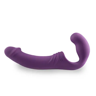 EasyToys - Gode-ceinture vibrant sans harnais - Violet