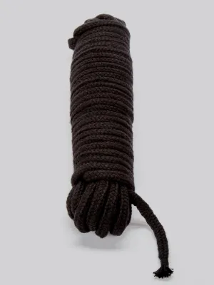 Corde bondage Soft Rope 10 mètres noir