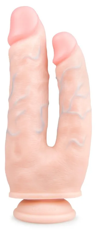 Double dildo avec ventouse 17 x 4.5 cm Chair