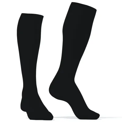 Chaussettes Hautes COLORS SneakXX Noires