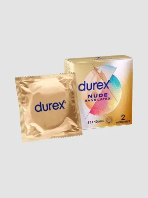 Durex Nude Sans Latex Boîte de 2