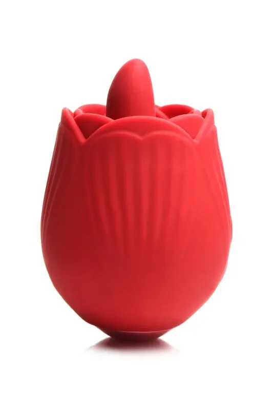 BLOOMGASM - French Rose Stimulateur Léchage et Vibration - Rouge