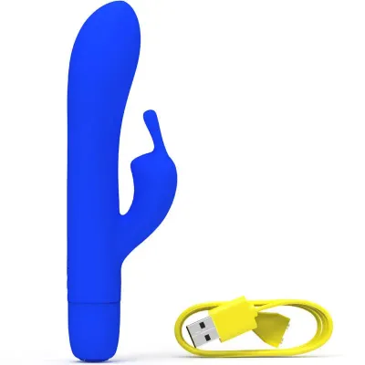 Vibromasseur Rabbit Bwild Bunny Infinite Classic Bleu - B Swish