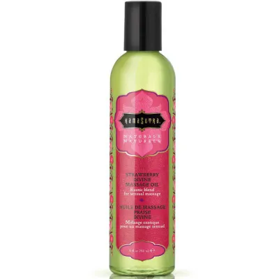 Huile Massage Kamasutra Naturelle Fraise Divine 236ml - Kamasutra