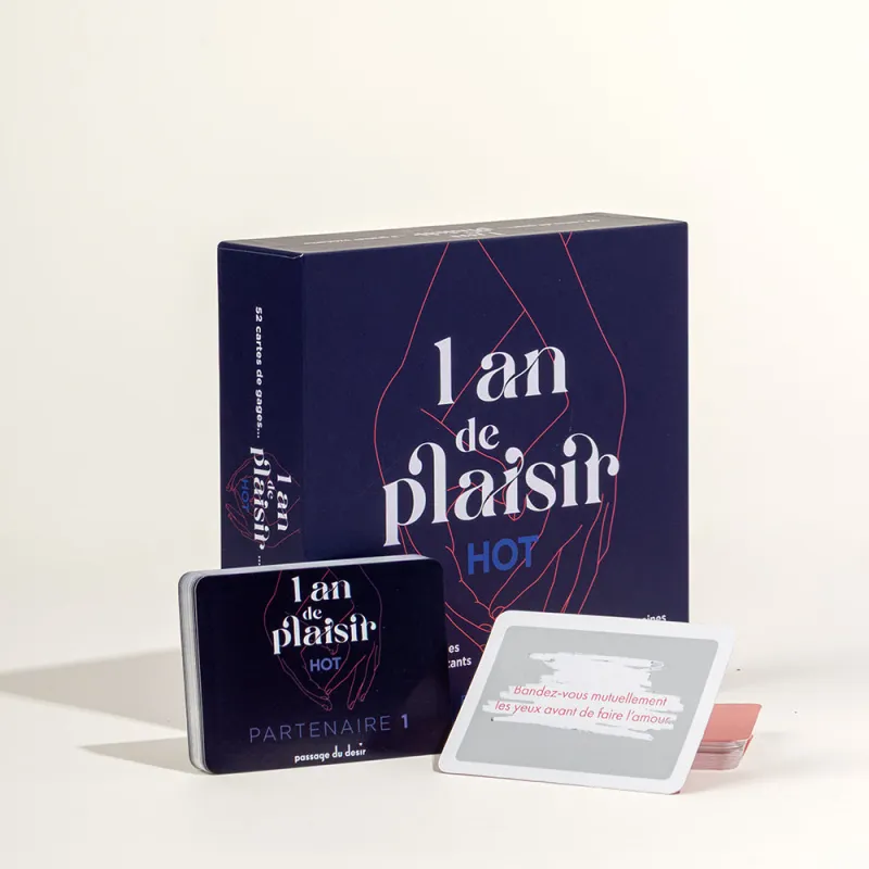 Jeu de cartes à gratter Un An de Plaisir HOT -