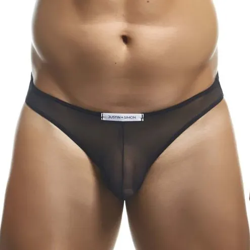 Slip mesh CLASSIC BIKINI Noir